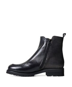 Giulia dames enkellaarzen zwart