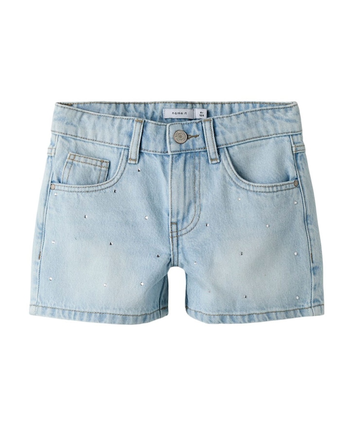 NKFROSE REG DNM 6042-AC NOOS meisjes korte broek blauw