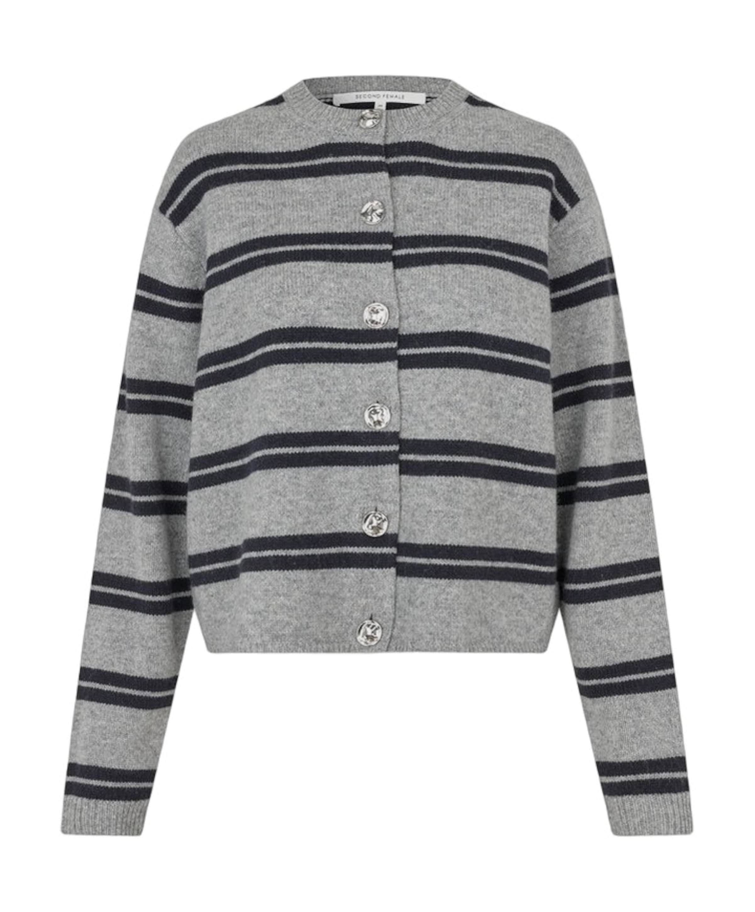 Dames vest grijs