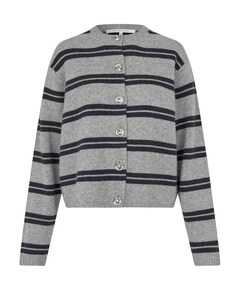Dames vest grijs