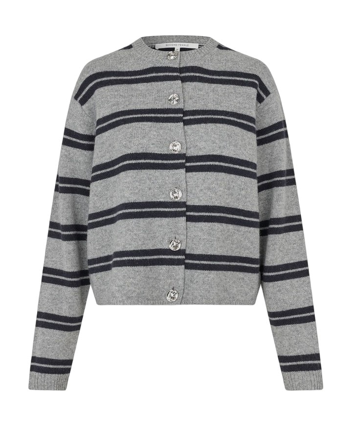 Dames vest grijs