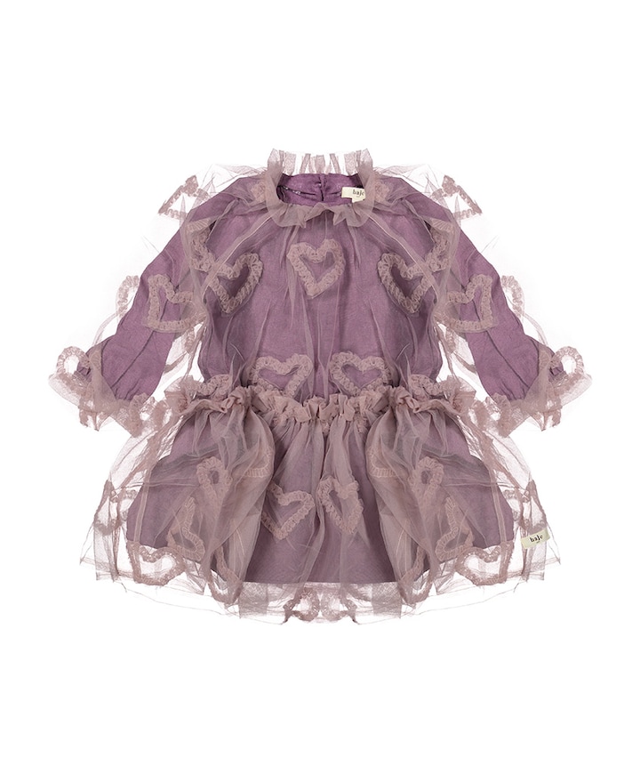Meisjes jurk paars