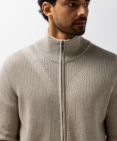 Heren vest beige