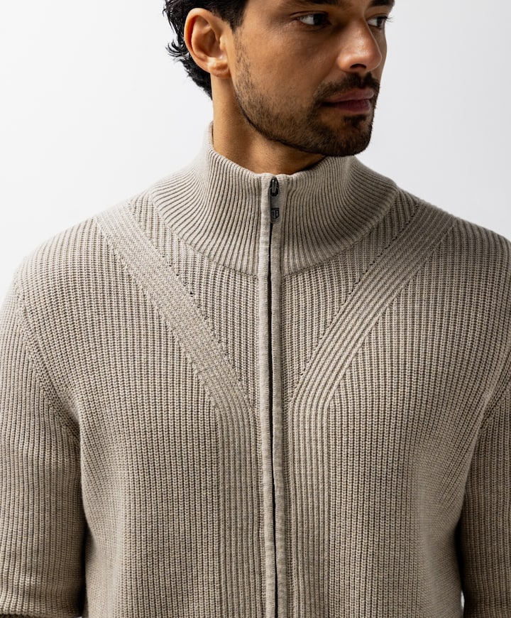 Heren vest beige
