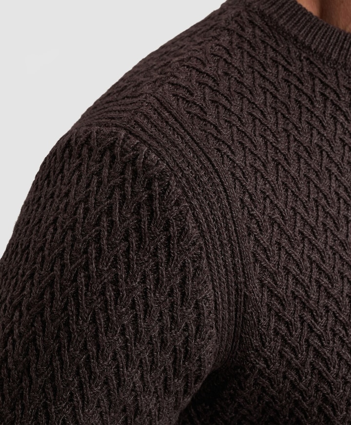 Heren trui bordeaux