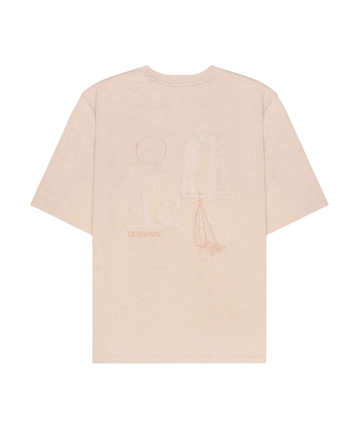 Heren T-shirt beige