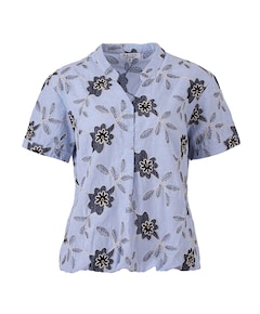 Dames blouse blauw
