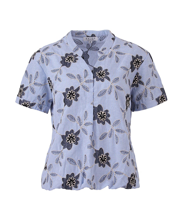 Dames blouse blauw