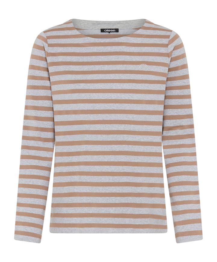 Dames longsleeve grijs