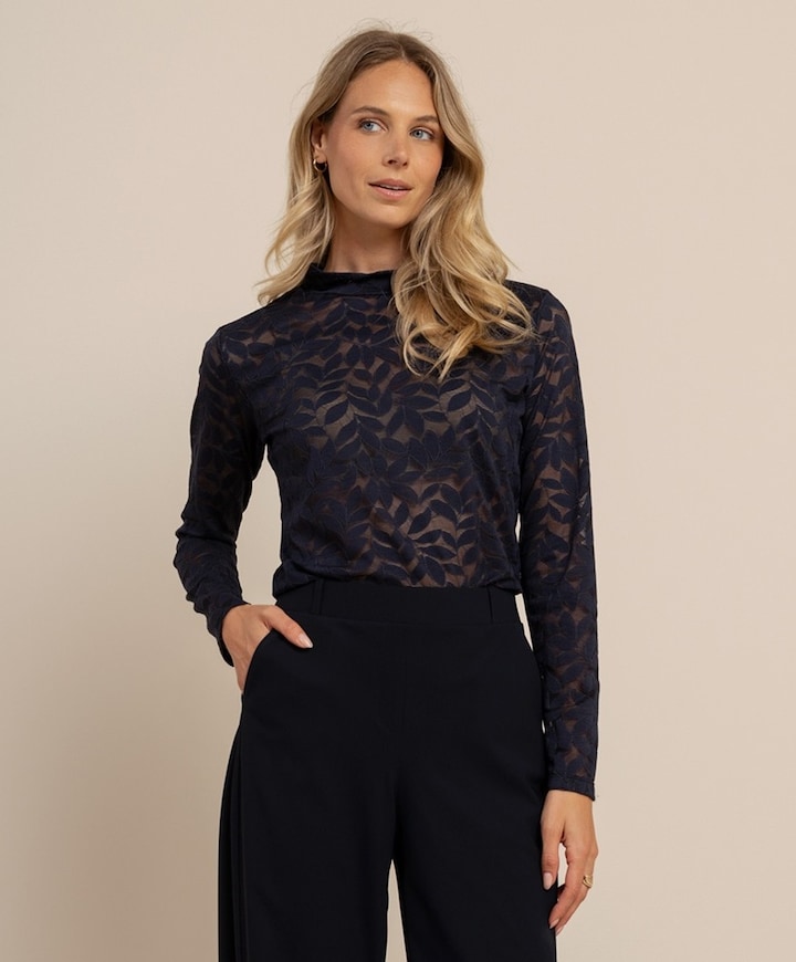 Dames top blauw