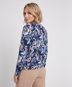 Dames longsleeve blauw