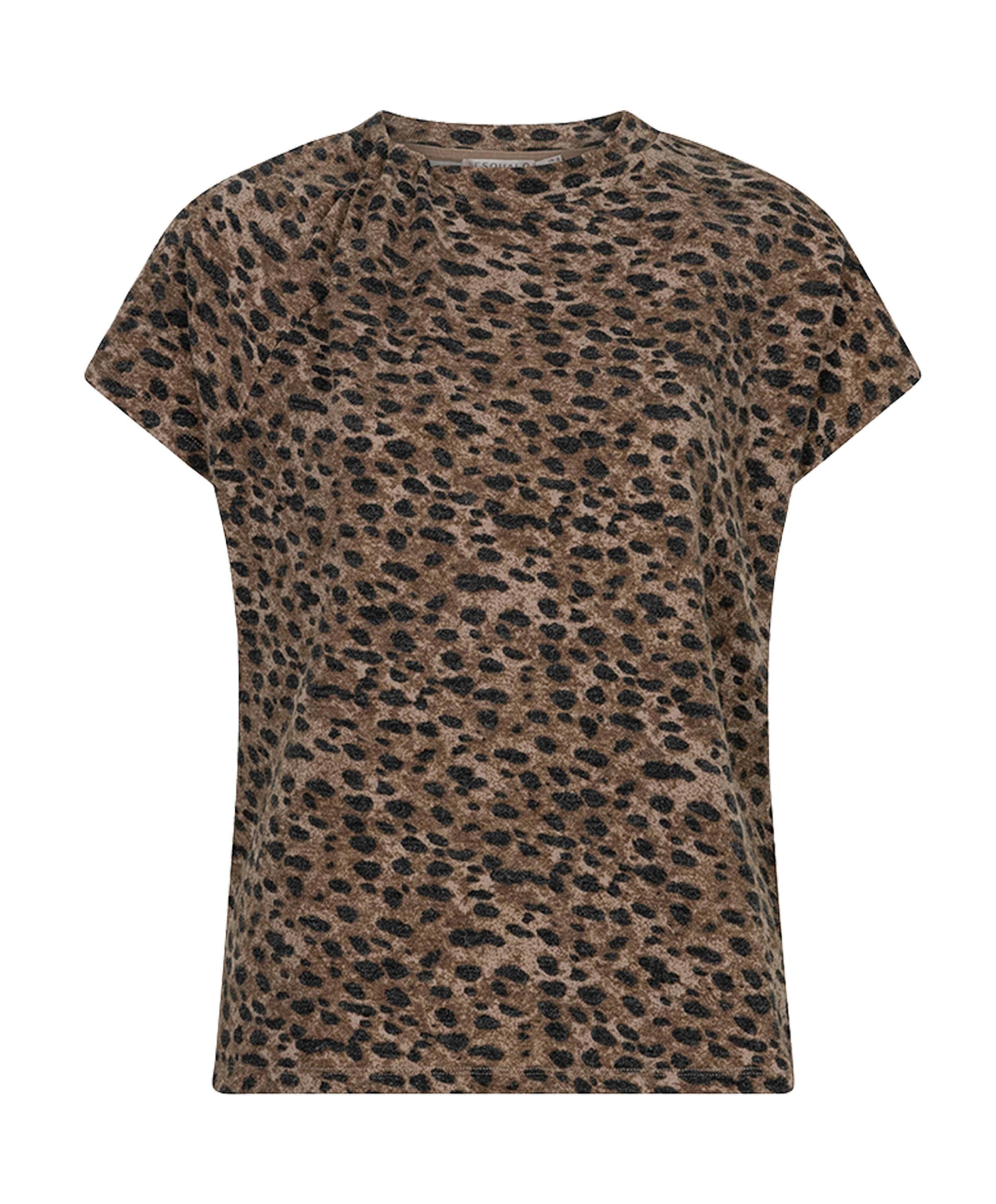 Dames T-shirt bruin