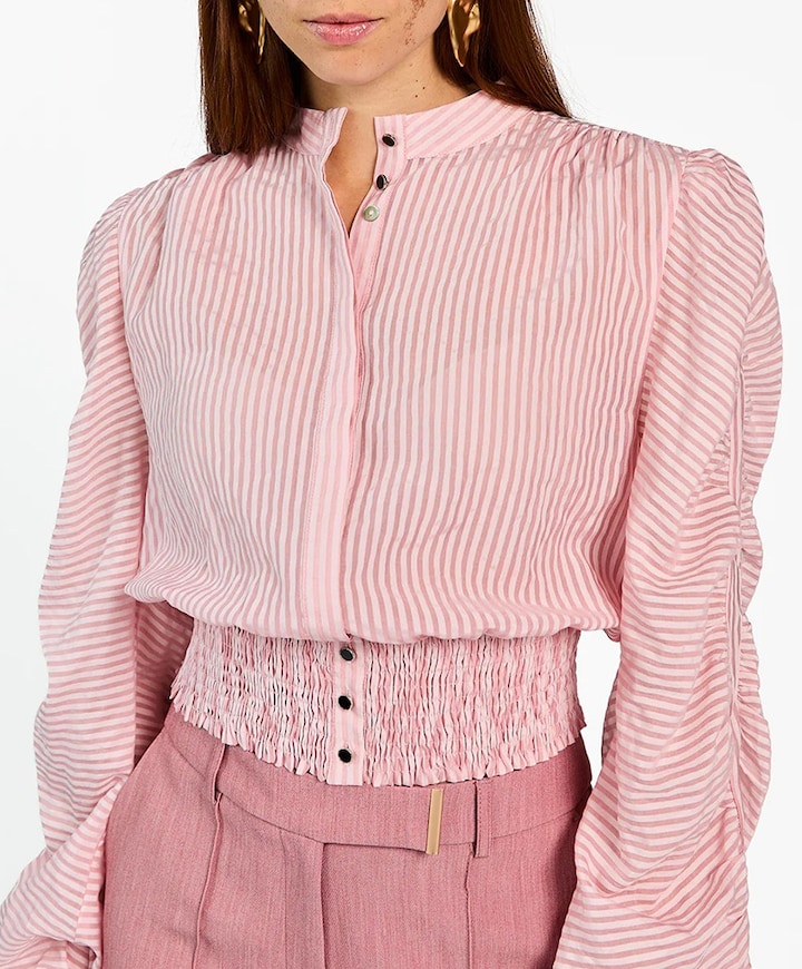Dames blouse roze