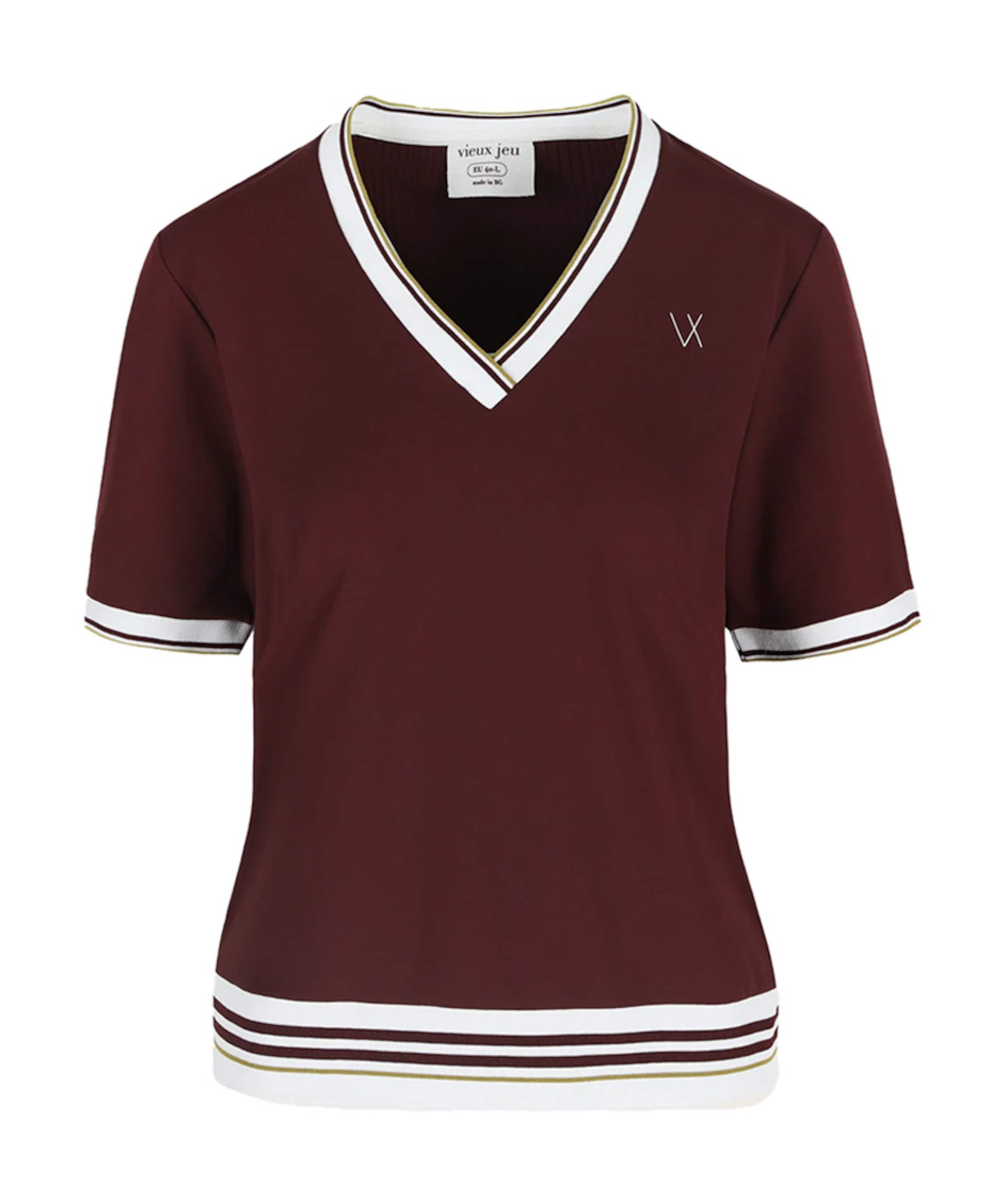 T-shirt bordeaux