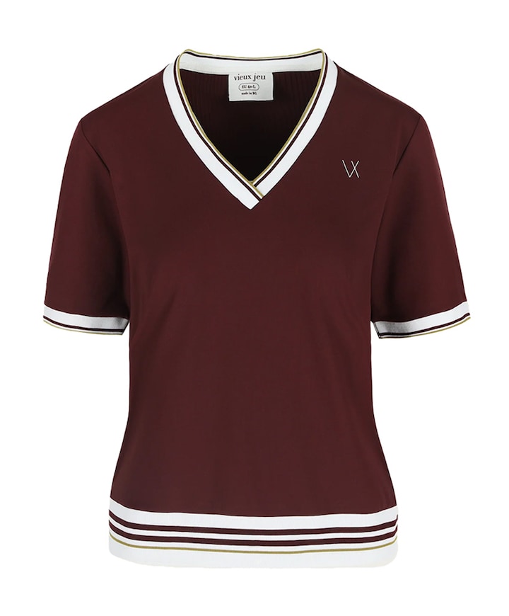 T-shirt bordeaux