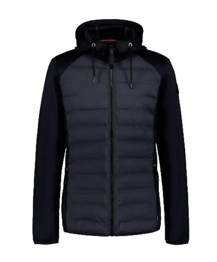 Heren vest blauw