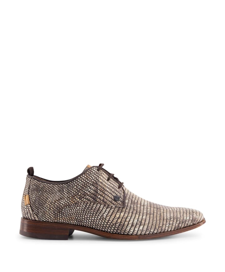 Greg Marble heren veterschoenen beige