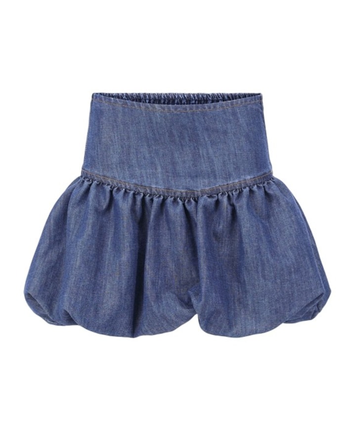 Meisjes rok blauw