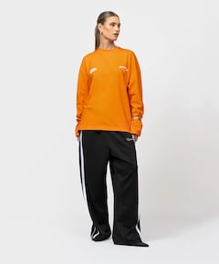 Uniseks longsleeve oranje