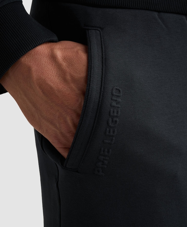 ELEVATED SWEAT PANTS PEACHED TERRY heren broek blauw
