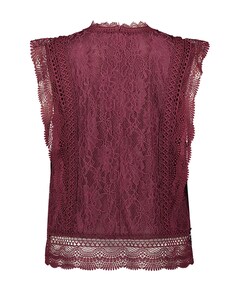 Dames top bordeaux