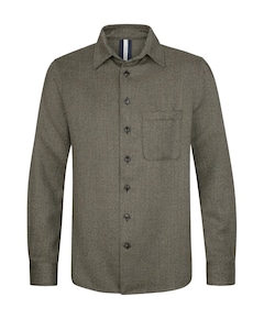 Heren overshirt bruin