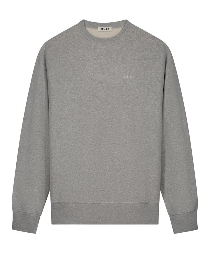 Heren sweater grijs