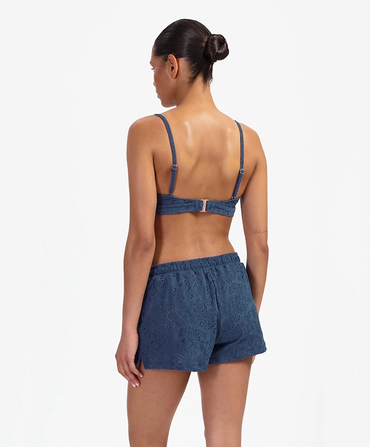 Dames shorts blauw