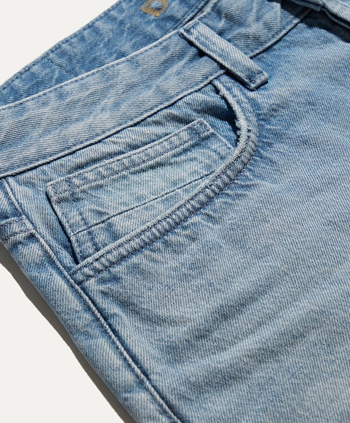 RIDGE SHORT R 037 heren jeans blauw