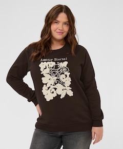 Dames sweater bruin