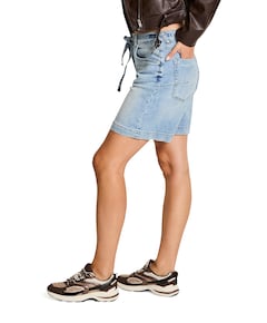 Mira - D125 dames korte broek blauw