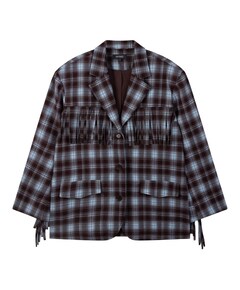Dames blazer bruin