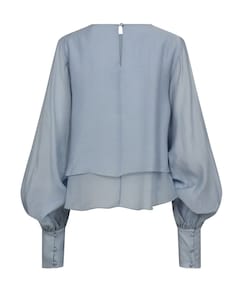 Dames blouse blauw