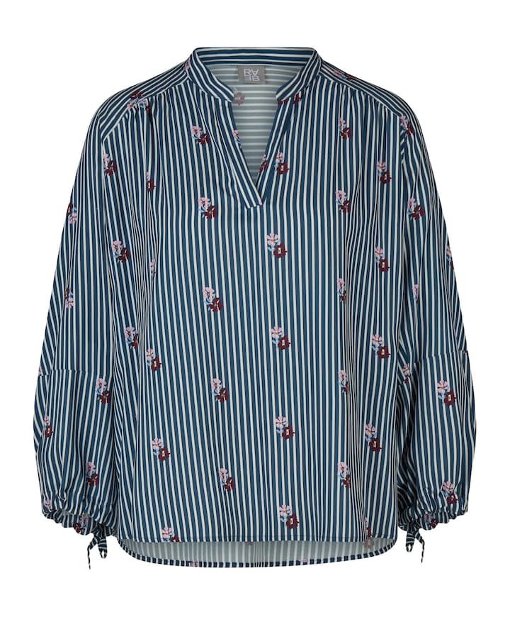 Dames blouse blauw