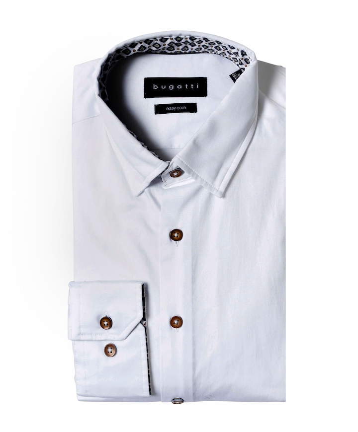 Overhemd lange mouw wit