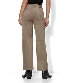 Audrey Straight Pocket dames broek beige