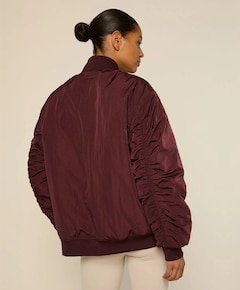 Dames jas bordeaux