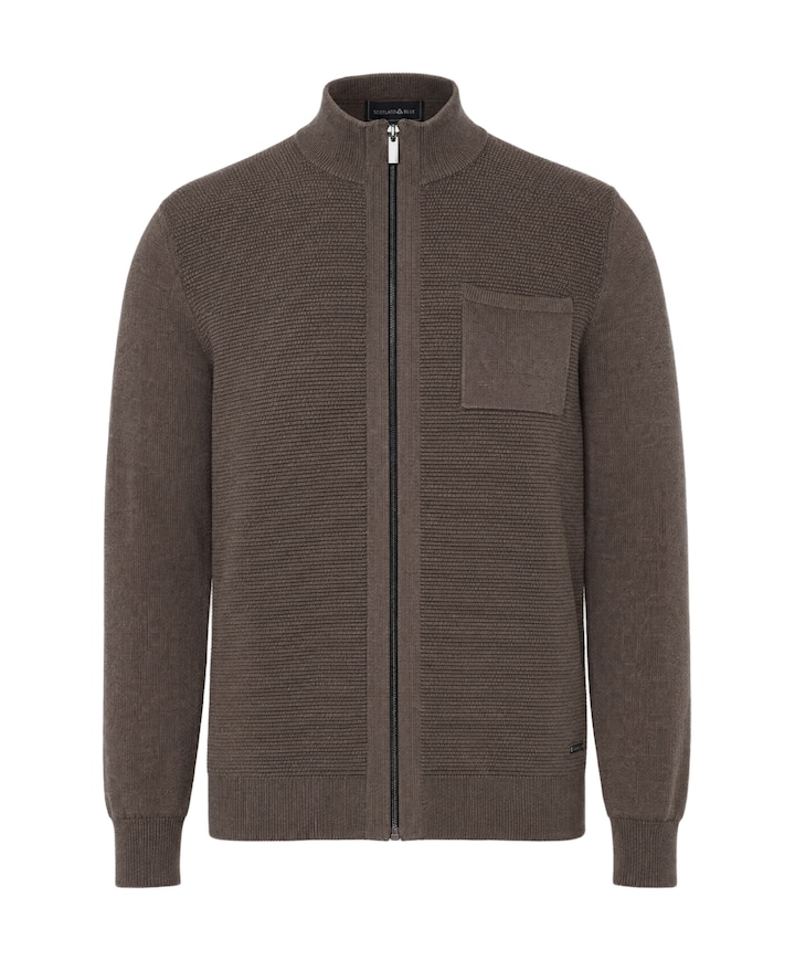 Heren vest bruin
