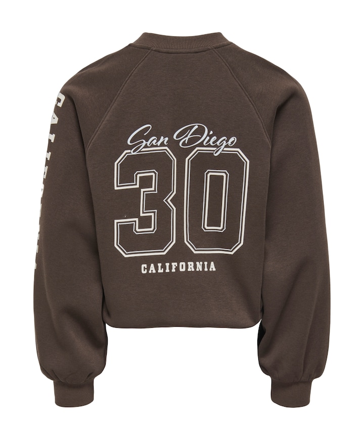 Meisjes sweater bruin