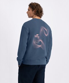 Heren sweater blauw