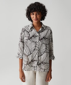 Dames blouse bruin