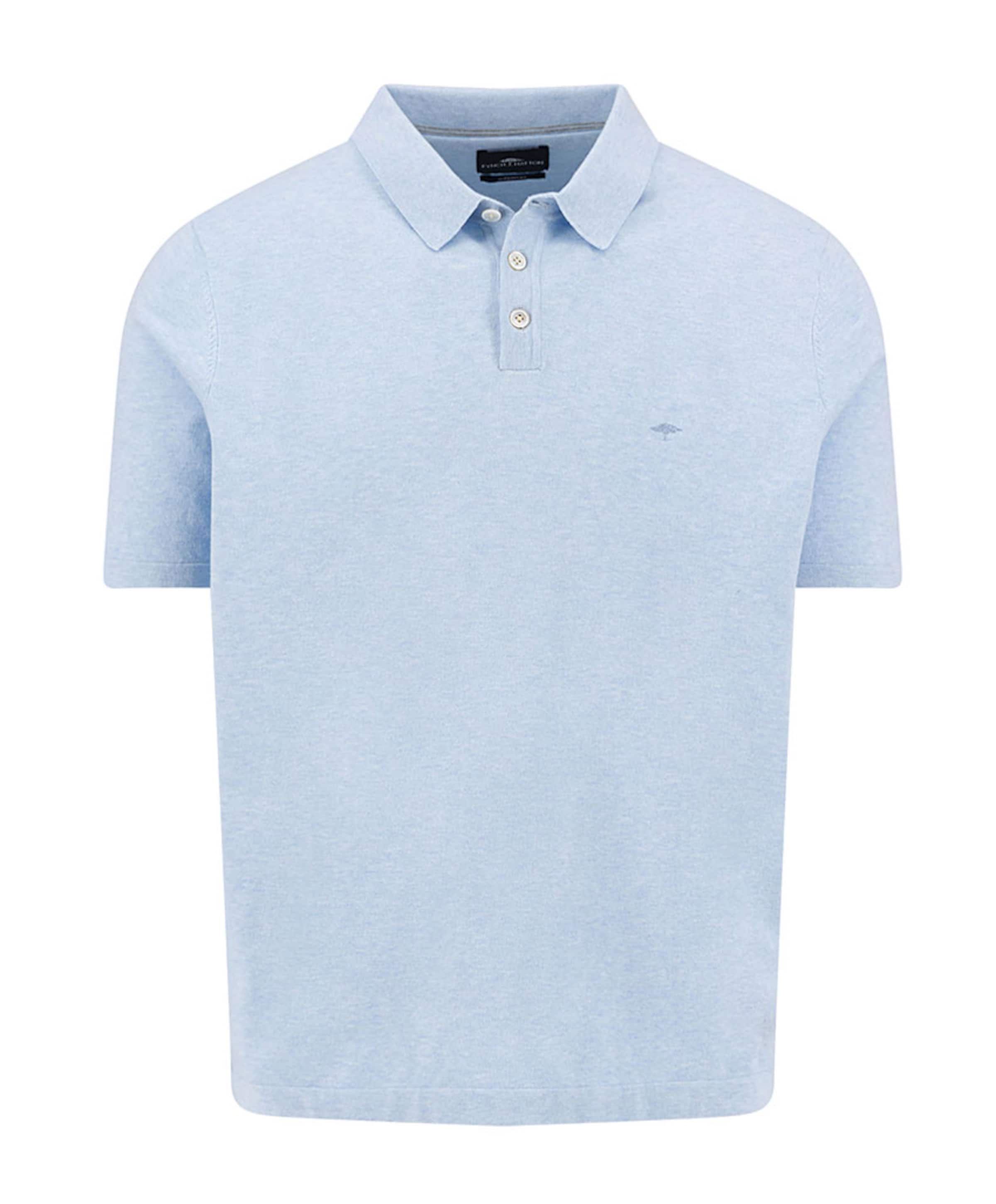 Heren polo blauw