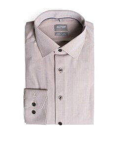 Overhemd lange mouw beige