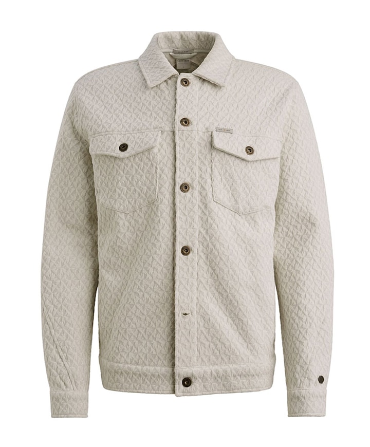 Heren overshirt beige