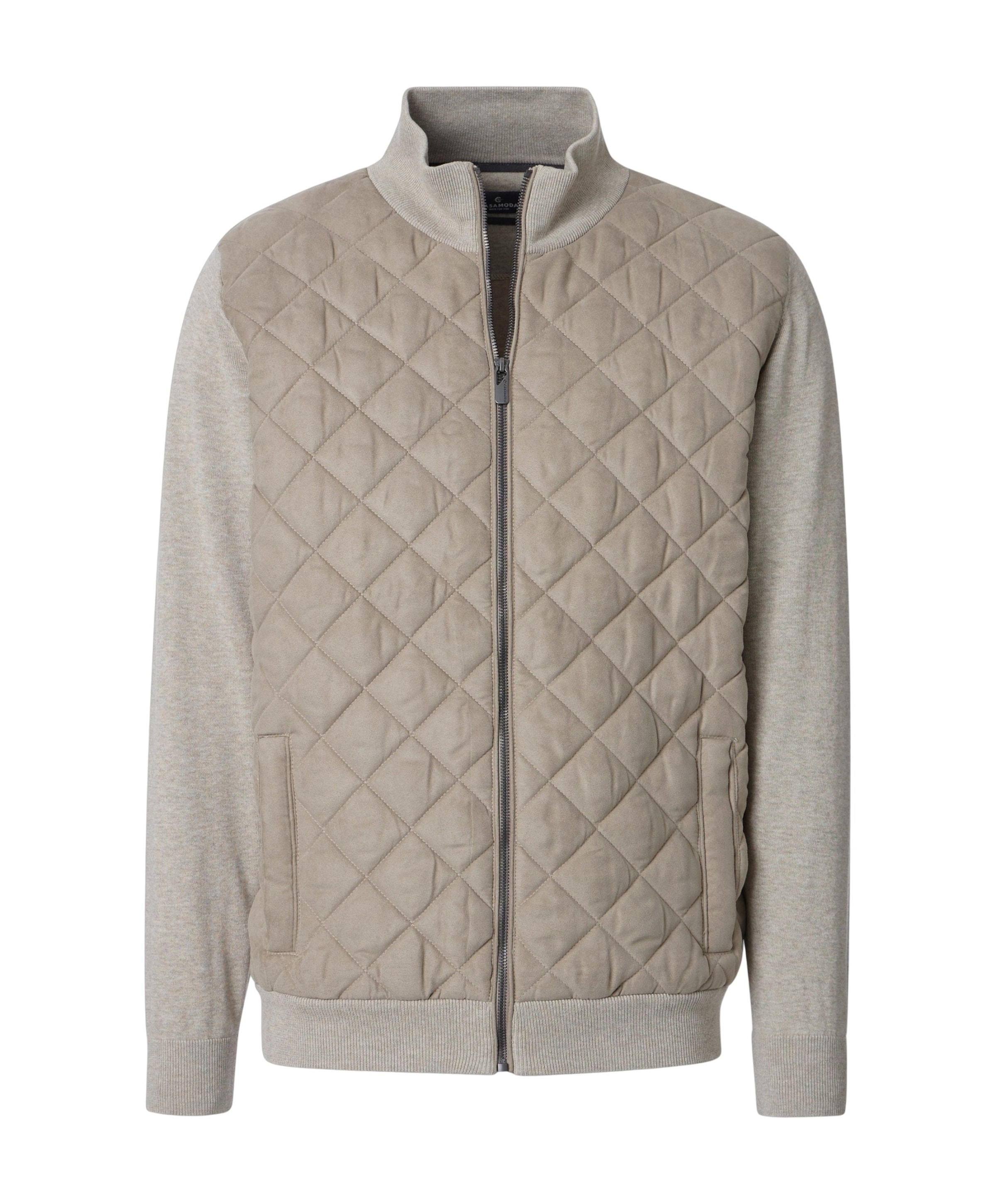 Heren vest beige