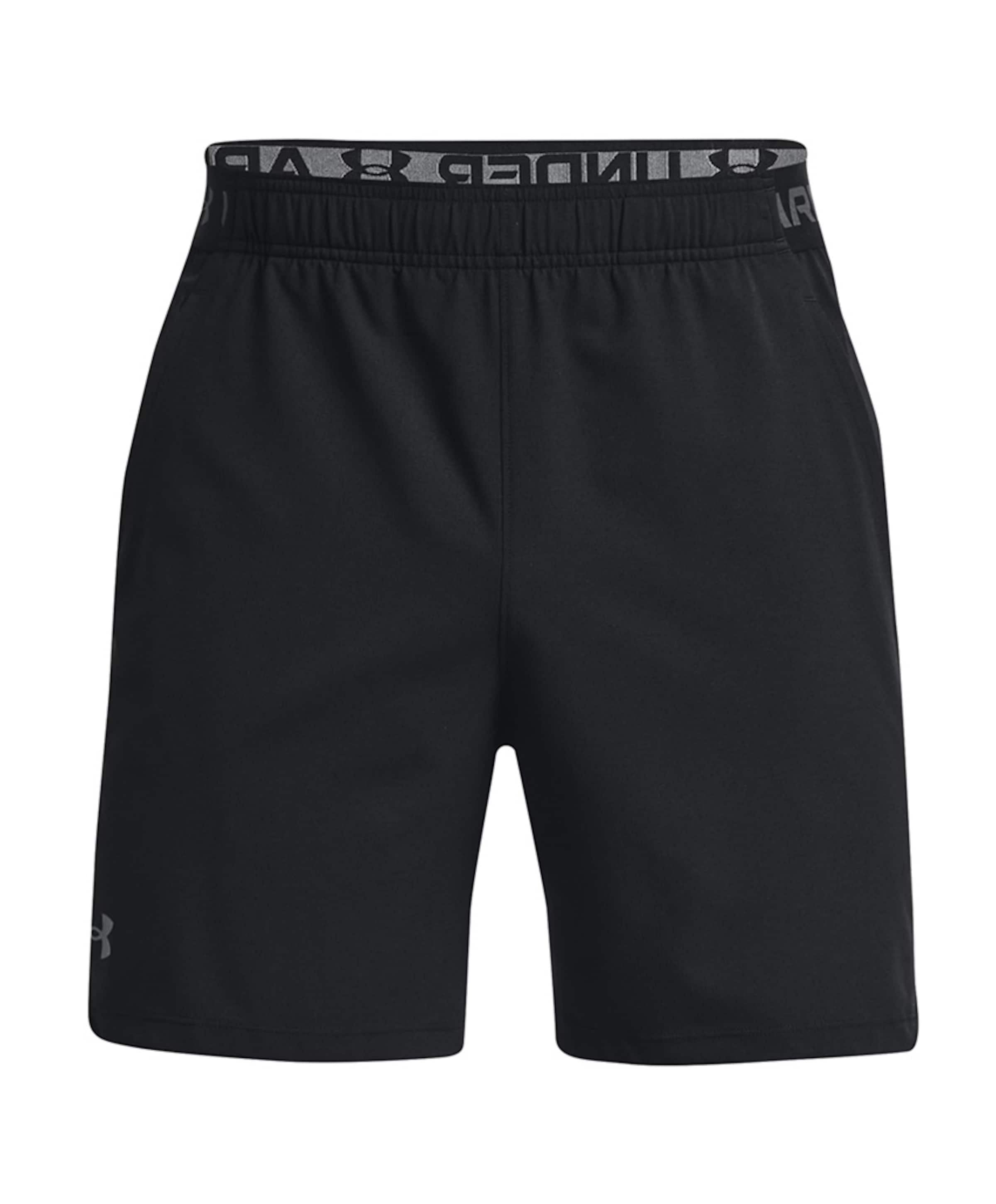 Ua Vanish Woven 6in short zwart