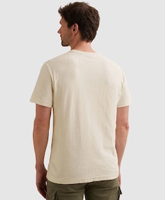 Heren T-shirt ecru