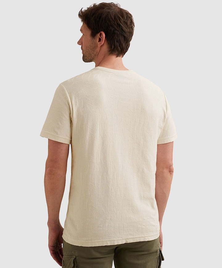 Heren T-shirt ecru