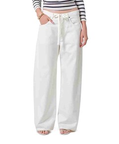 Brynn drawstring dames broek ecru