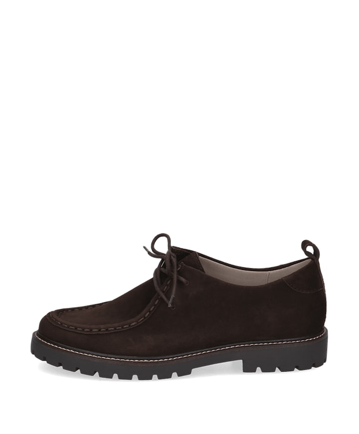 Lace-up dames loafers bruin